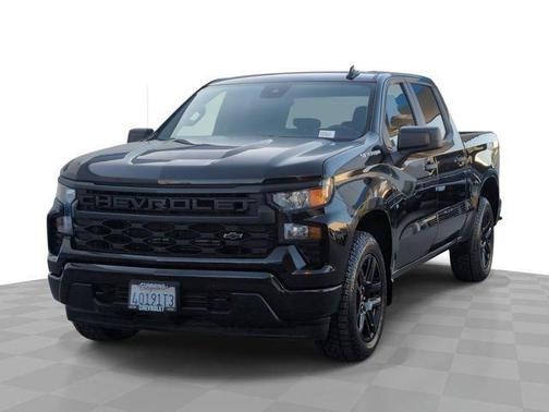 Black 2023 Chevrolet Silverado 1500 Custom