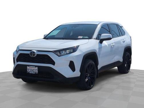 White 2022 Toyota RAV4 LE