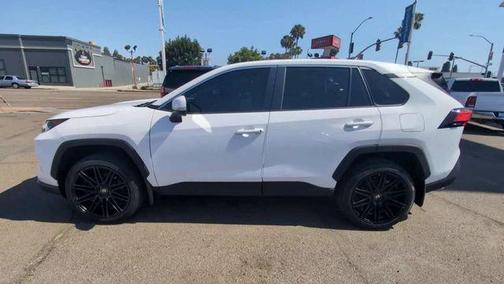White 2022 Toyota RAV4 LE
