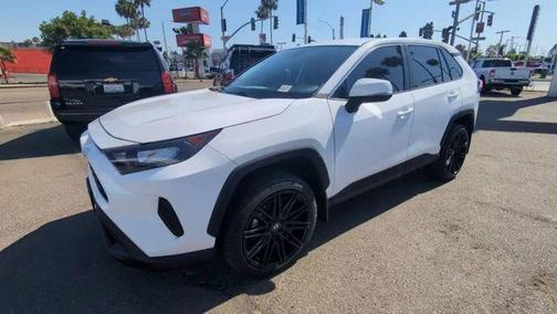White 2022 Toyota RAV4 LE