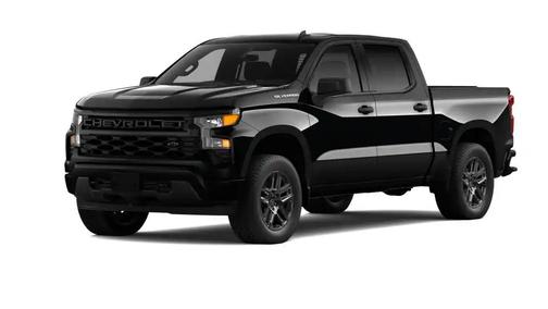 Black 2026 Chevrolet Silverado 1500 Custom