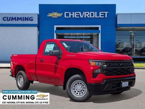 Red Hot 2026 Chevrolet Silverado 1500 WT