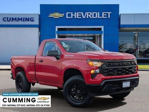 Red Hot 2026 Chevrolet Silverado 1500 WT