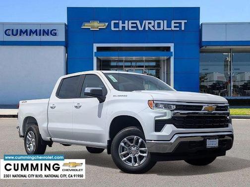 Summit White 2026 Chevrolet Silverado 1500 LT