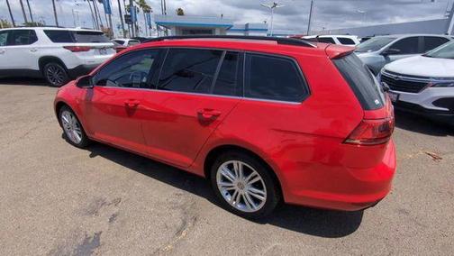 Tornado Red 2015 Volkswagen Golf SportWagen TDI SE 4-Door