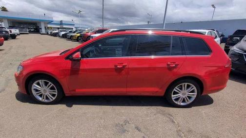 Tornado Red 2015 Volkswagen Golf SportWagen TDI SE 4-Door