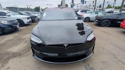 Solid Black 2022 Tesla Model X Plaid Tri Motor All-Wheel Drive
