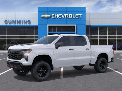 Summit White 2026 Chevrolet Silverado 1500 Custom Trail Boss