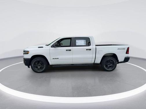 Bright White Clearcoat 2025 RAM 1500 Warlock Crew Cab 4x4 5'7' Box
