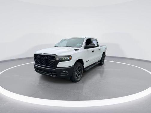 Bright White Clearcoat 2025 RAM 1500 Warlock Crew Cab 4x4 5'7' Box