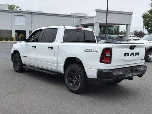 Bright White Clearcoat 2025 RAM 1500 Warlock Crew Cab 4x4 5'7' Box