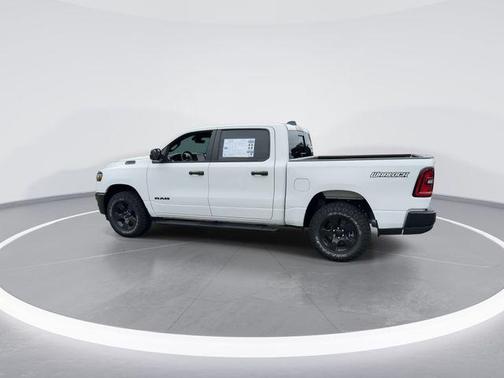 Bright White Clearcoat 2025 RAM 1500 Warlock Crew Cab 4x4 5'7' Box