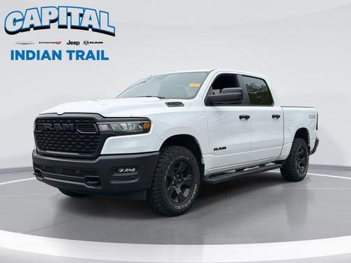 Bright White Clearcoat 2025 RAM 1500 Warlock Crew Cab 4x4 5'7' Box