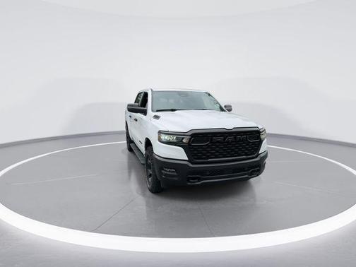 Bright White Clearcoat 2025 RAM 1500 Warlock Crew Cab 4x4 5'7' Box