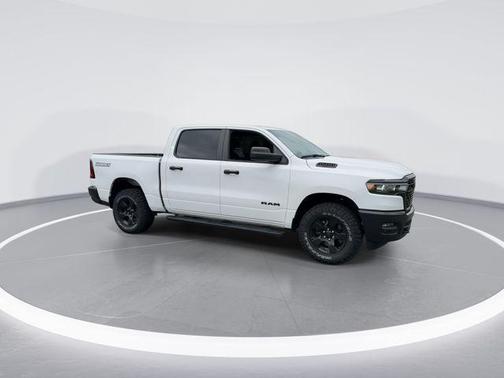 Bright White Clearcoat 2025 RAM 1500 Warlock Crew Cab 4x4 5'7' Box