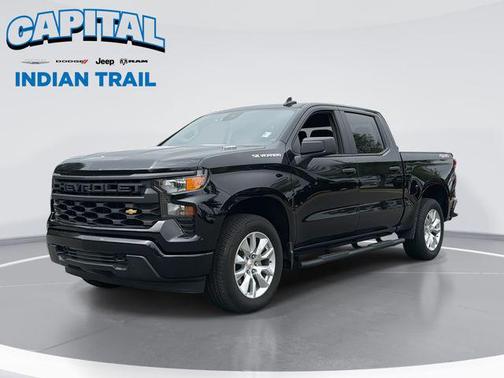 Black 2025 Chevrolet Silverado 1500 Custom