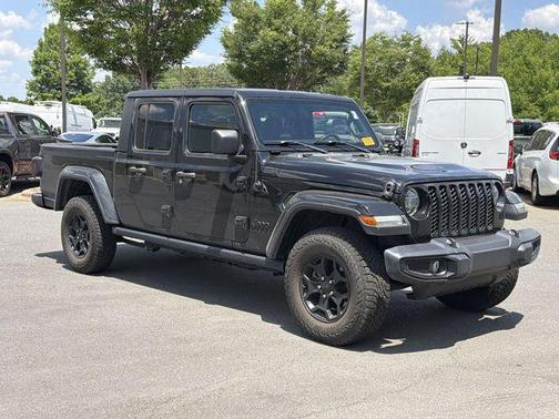 Black Clearcoat 2022 Jeep Gladiator Willys 4x4