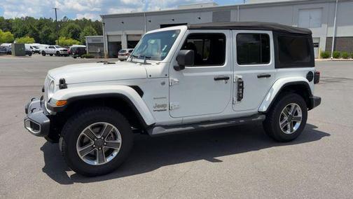 Bright White Clearcoat 2021 Jeep Wrangler Unlimited Sahara