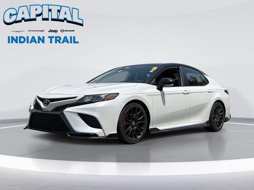 Midnight Black Metallic 2021 Toyota Camry TRD