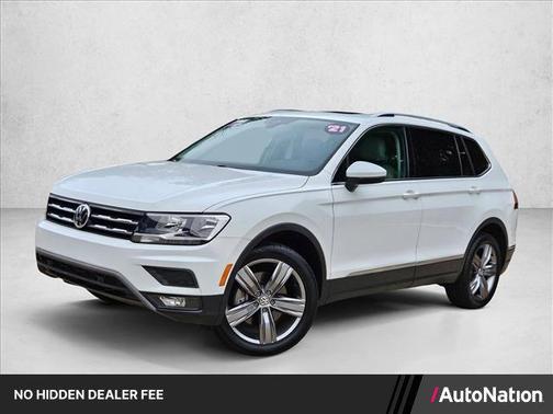 Pure White 2021 Volkswagen Tiguan 2.0T SE 4MOTION