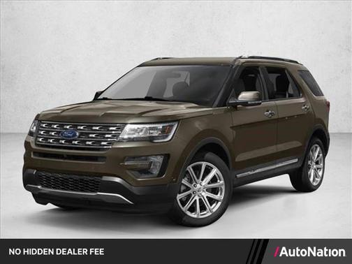 White Platinum Metallic Tri-Coat 2016 Ford Explorer Limited