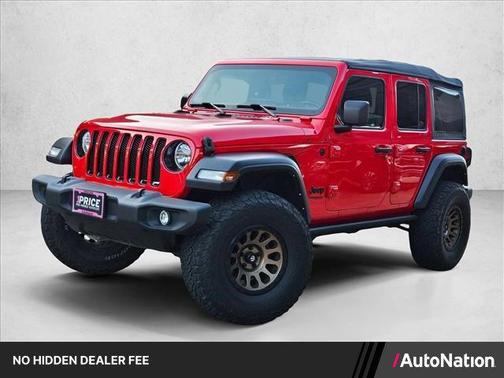 Firecracker Red Clearcoat 2022 Jeep Wrangler Unlimited Sport Altitude