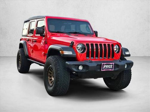 Firecracker Red Clearcoat 2022 Jeep Wrangler Unlimited Sport Altitude
