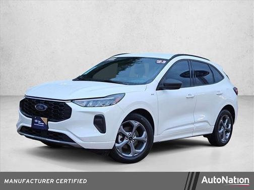 Star White Metallic Tri-Coat 2023 Ford Escape ST-Line