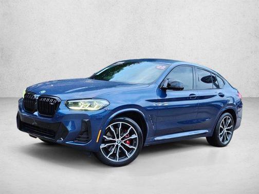 Phytonic Blue Metallic 2022 BMW X4 M40i