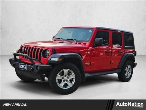 Firecracker Red Clearcoat 2018 Jeep Wrangler Unlimited Sport