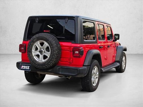 Firecracker Red Clearcoat 2018 Jeep Wrangler Unlimited Sport