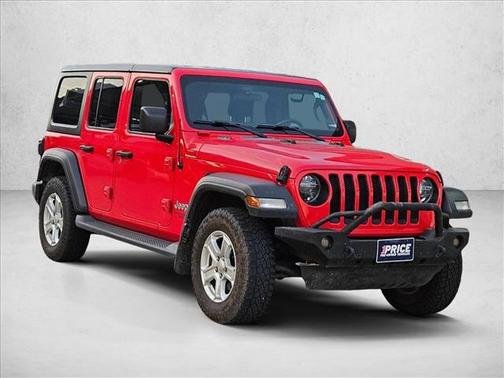 Firecracker Red Clearcoat 2018 Jeep Wrangler Unlimited Sport