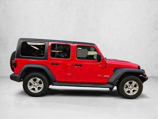 Firecracker Red Clearcoat 2018 Jeep Wrangler Unlimited Sport
