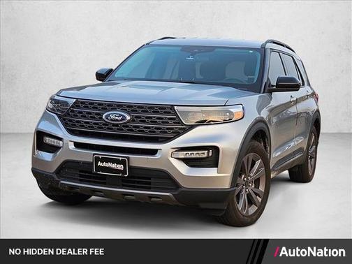 Iconic Silver Metallic 2023 Ford Explorer XLT
