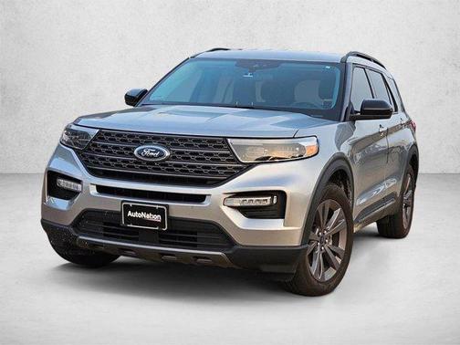Iconic Silver Metallic 2023 Ford Explorer XLT