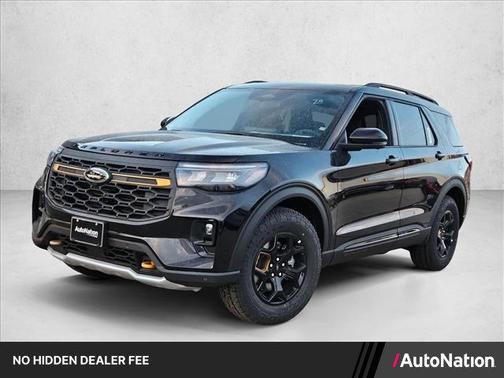 Agate Black Metallic 2026 Ford Explorer Tremor