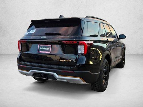Agate Black Metallic 2026 Ford Explorer Tremor