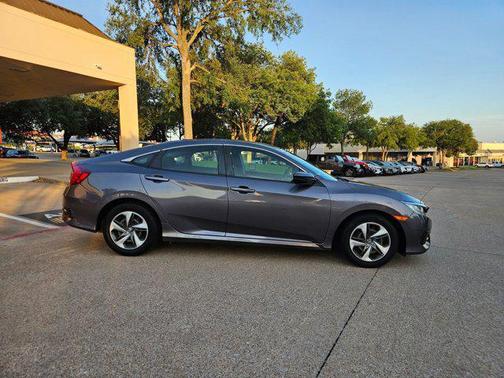 Modern Steel Metallic 2017 Honda Civic LX