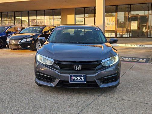 Modern Steel Metallic 2017 Honda Civic LX