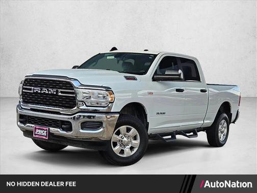 Bright White Clearcoat 2022 RAM 2500 Big Horn Crew Cab 4x4 6'4' Box