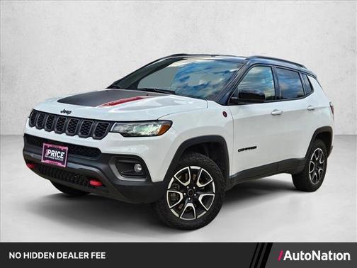Bright White Clearcoat 2025 Jeep Compass Trailhawk
