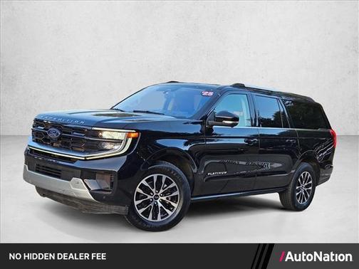 Agate Black Metallic 2025 Ford Expedition Max Platinum