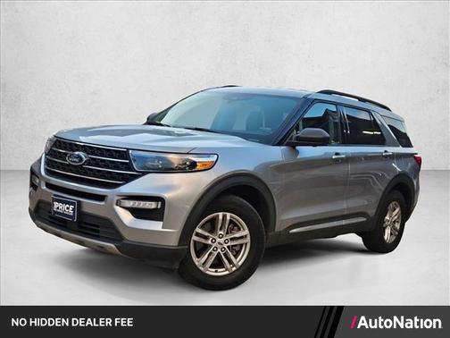 Iconic Silver Metallic 2023 Ford Explorer XLT