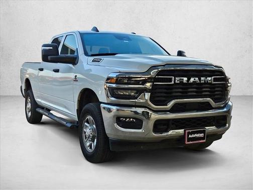 Bright White Clearcoat 2025 RAM 2500 Tradesman Crew Cab 4x4 6'4' Box
