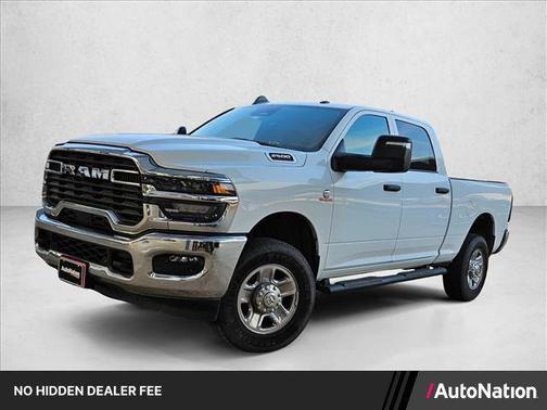 Bright White Clearcoat 2025 RAM 2500 Tradesman Crew Cab 4x4 6'4' Box