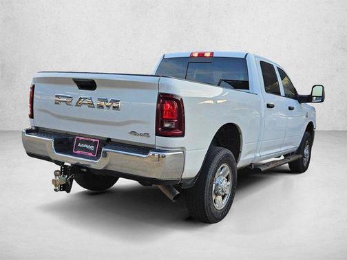 Bright White Clearcoat 2025 RAM 2500 Tradesman Crew Cab 4x4 6'4' Box