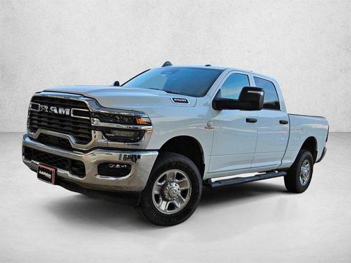 Bright White Clearcoat 2025 RAM 2500 Tradesman Crew Cab 4x4 6'4' Box