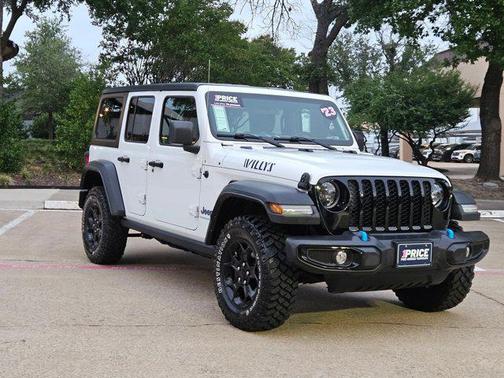 Bright White Clearcoat 2023 Jeep Wrangler 4xe Base