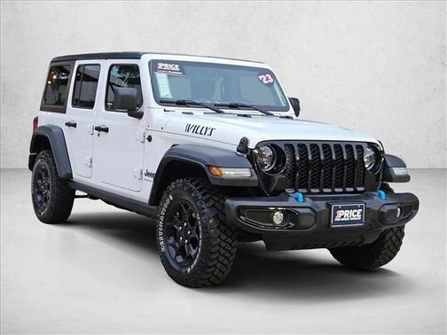 Bright White Clearcoat 2023 Jeep Wrangler 4xe Base
