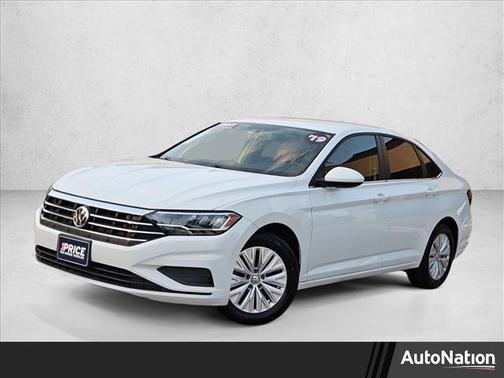 White Silver Metallic 2019 Volkswagen Jetta 1.4T S